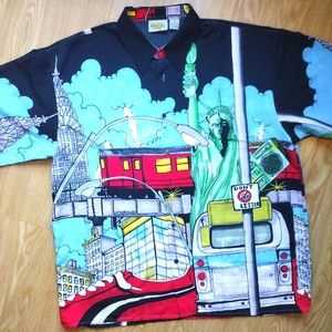 Incredible UP RO'S Urban GRAFFITI New York Hip Hop XXL Shirt -RARE EXCELLENT